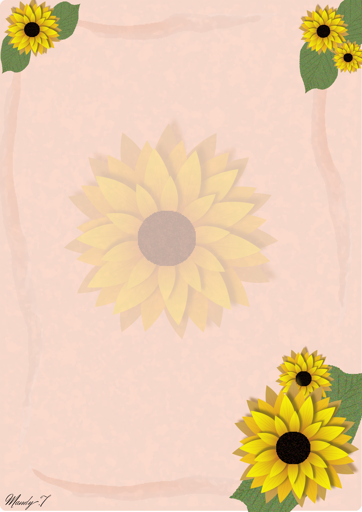 Sunflower Print-01